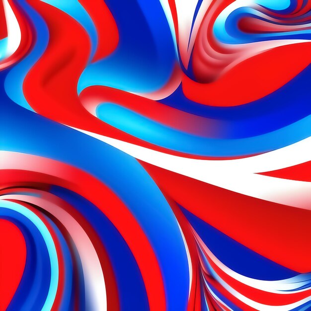 Different color random swirl pattern abstract background