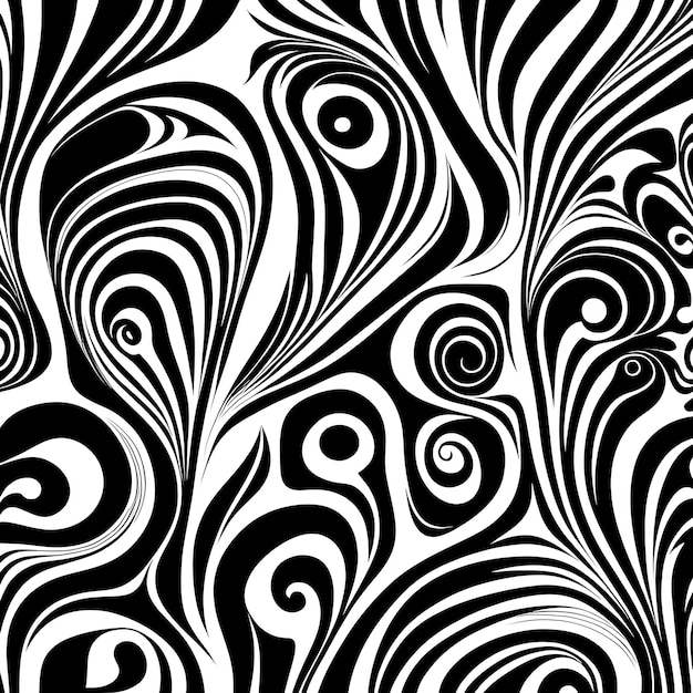 Different color random swirl pattern abstract background