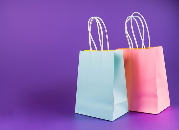 色違いのショッピングバッグ