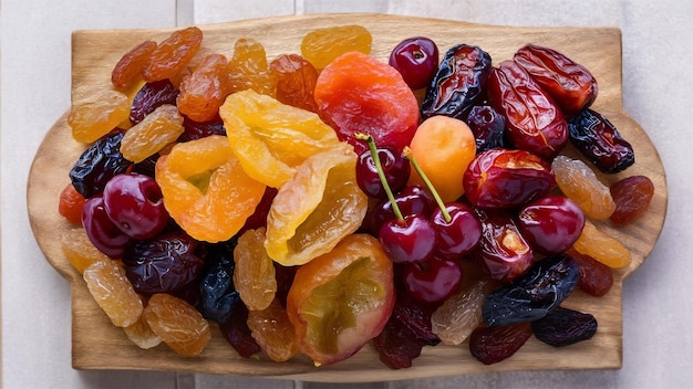 Different dried fruits