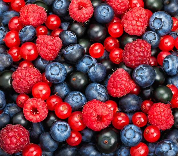 Different fresh berries