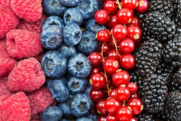 Different fresh berries