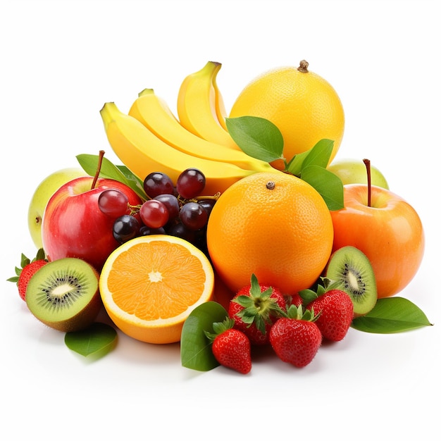 Different fresh fruits