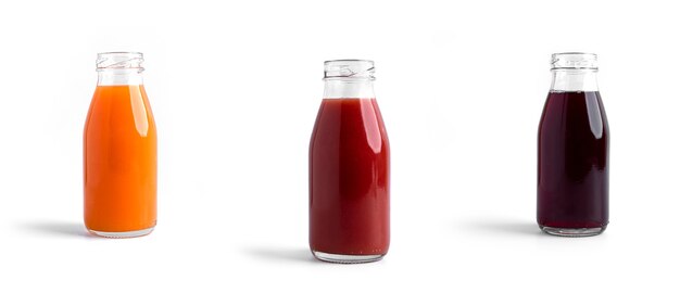 Different kinds of juice isolated