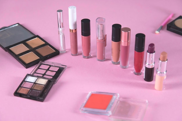 Different makeup products