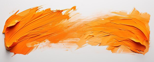 different orange paint brush strokes in the style of rubn maya