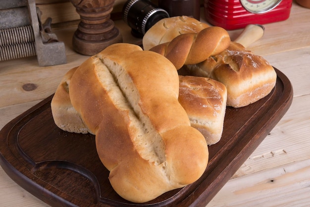 Different Shaped Loaves of Bread