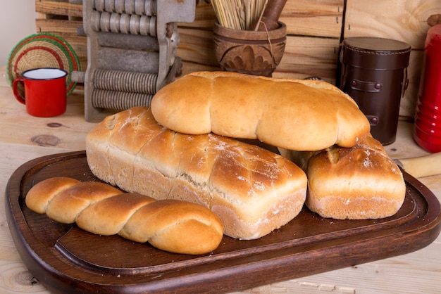 Different Shaped Loaves of Bread