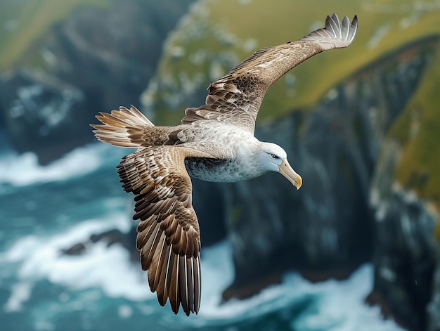 Photo different type huge flying birds