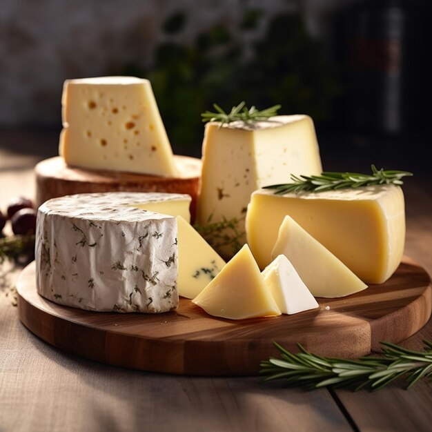 Different types of hard cheese