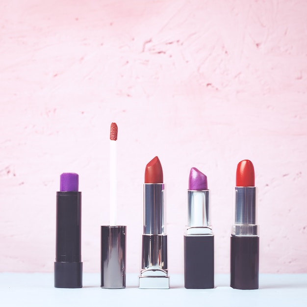 Different types of lipstick for choice