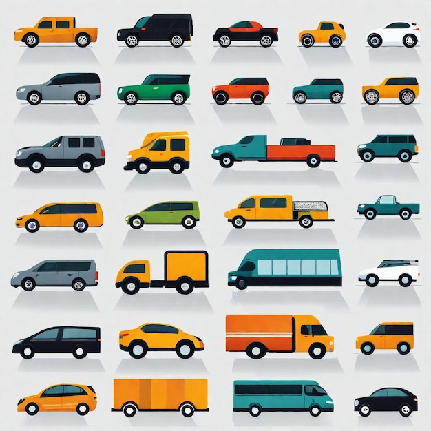 Premium AI Image Different Types Of Vehicles premium-ai-image-different-types-of-vehicles