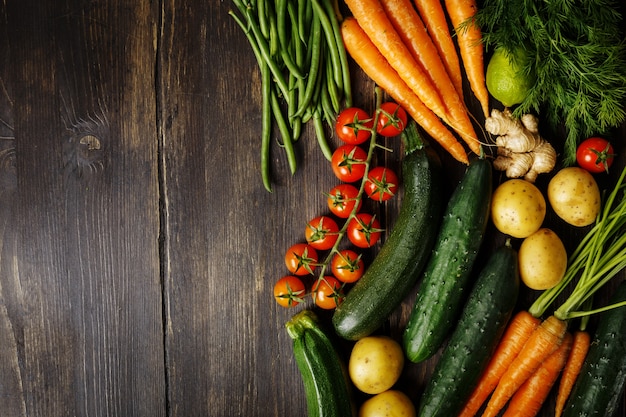 Different vegetables for cooking 