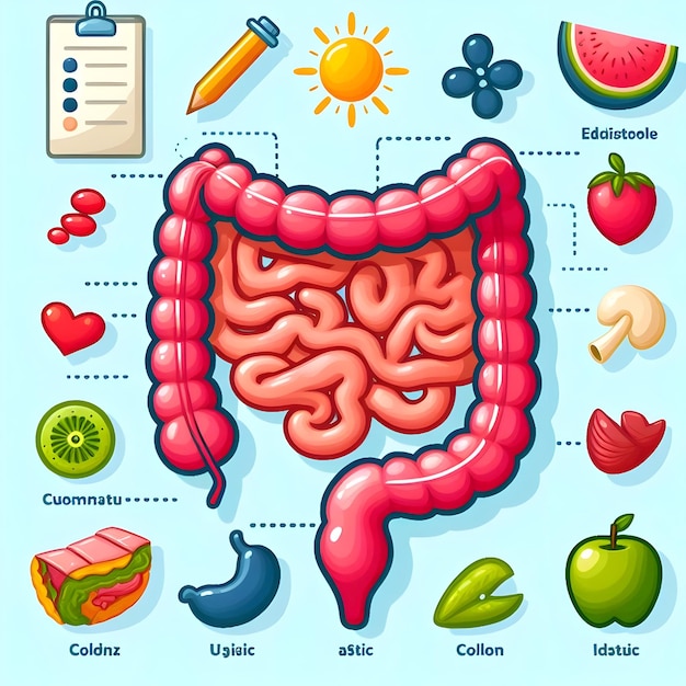 Photo digestive health tract support ai generator