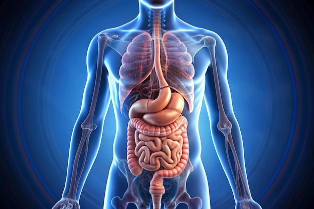 Digestive system illustration