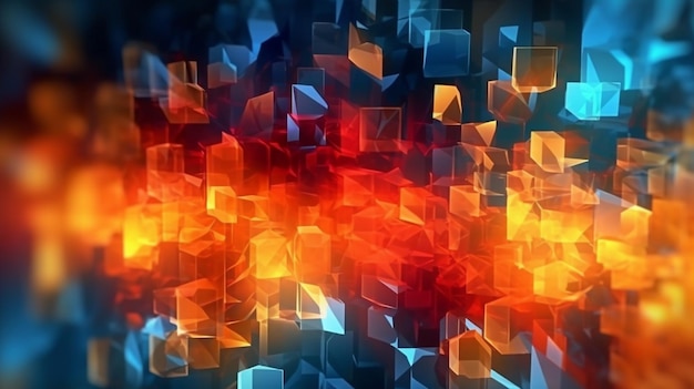 Digital abstract background Can be used for technology Ai Generative