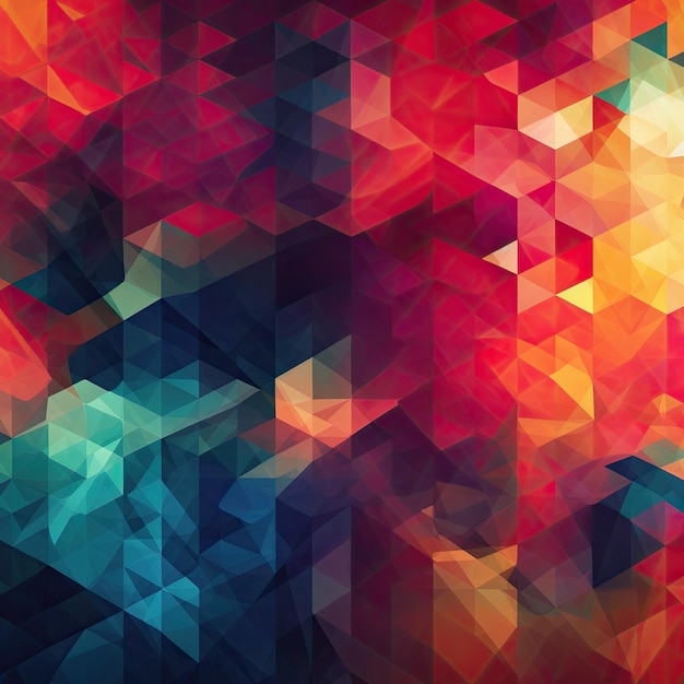 Digital art abstract polygon background
