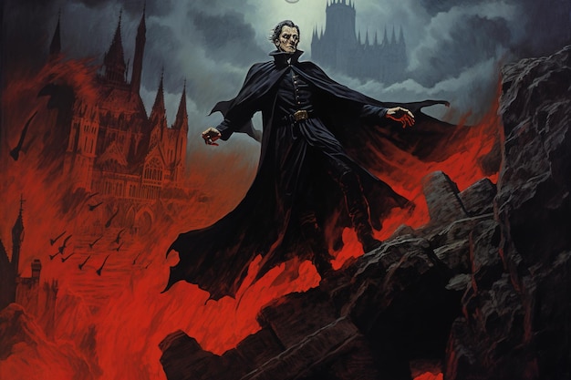 digital art of a dracula