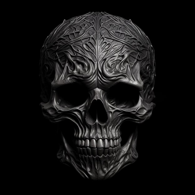 digital art Halloweens skull