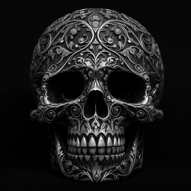 digital art Halloweens skull