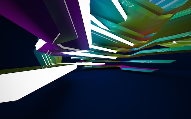 Цифровая художественная иллюстрация сине-фиолетового фона со стрелкой вверх.