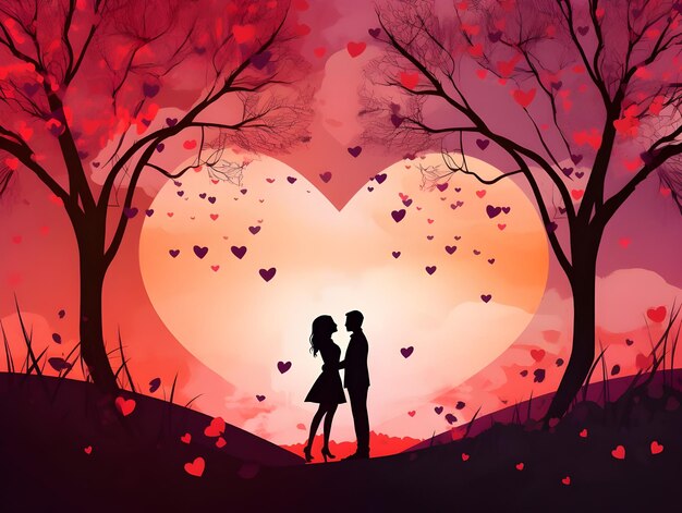 Premium AI Image | Digital Art for Love Heart and Valentines Day ...