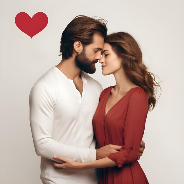 Digital art for love heart and valentines day wallpaper and social media post banner template