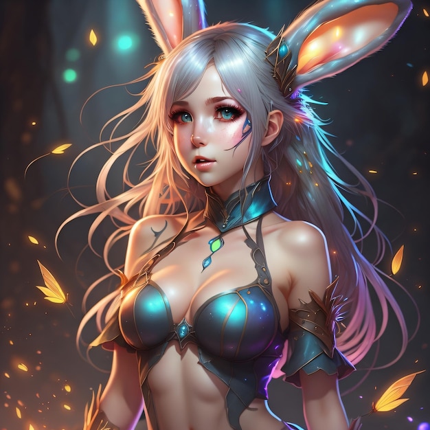 Digital art selected for the bunny girl