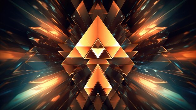 A digital art of a triangle with the word zelda on it