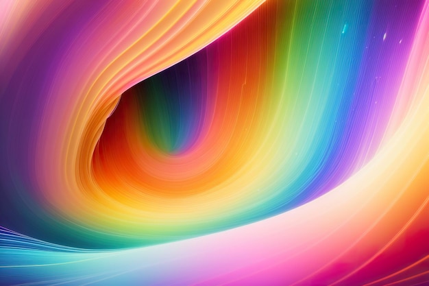 A digital artwork showcasing a vibrant blend of soft