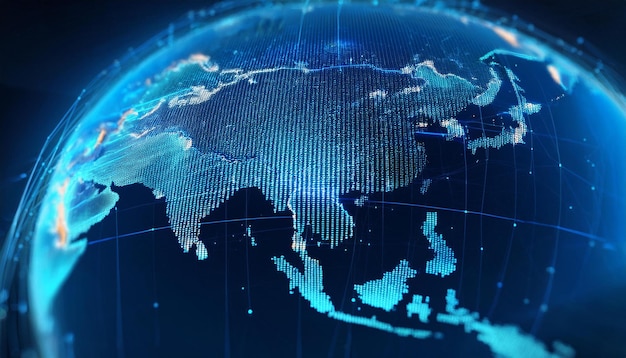 digital asia globe
