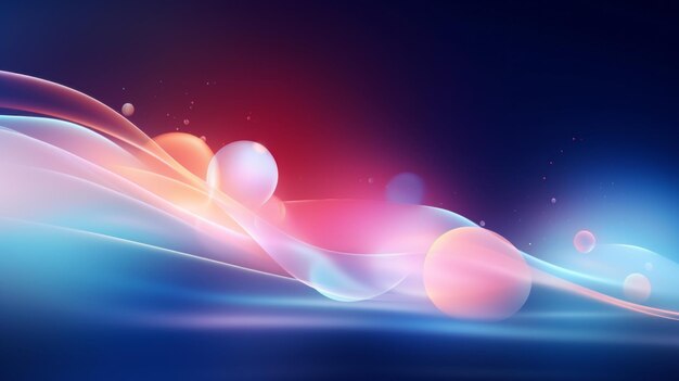 Digital background with gradient and bubbles Fabulous vibrant designer wallpaper Relaxing design