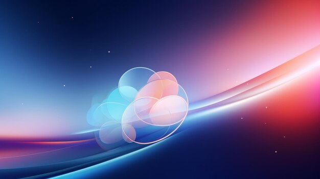 Digital background with gradient and bubbles Fabulous vibrant designer wallpaper Relaxing design