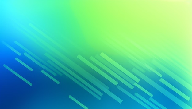 Цифровой фон с градиентными неоновыми цветами зеленого и синего