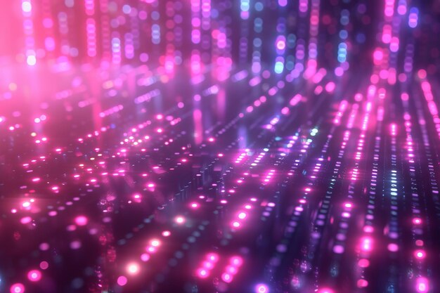 Digital Binary Technology Background created with Generative AI