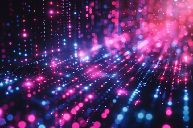 Digital Binary Technology Background created with Generative AI