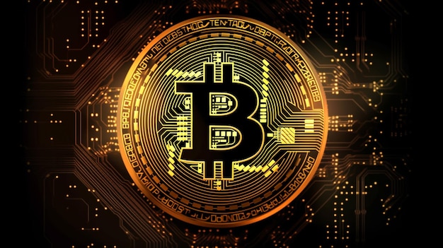 digital bitcoin photo