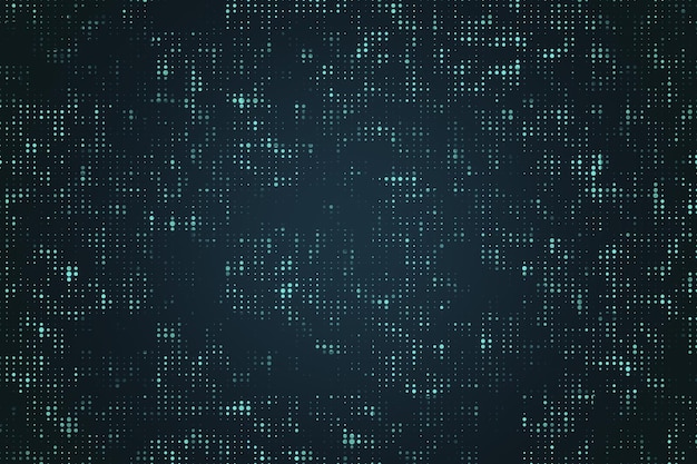 Digital blue dots background