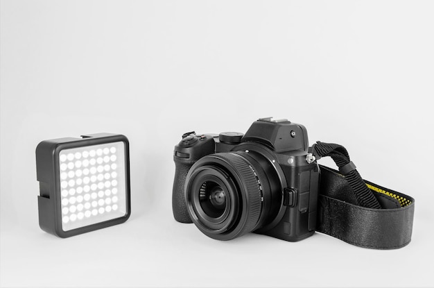 디지털 카메라와 led 램프