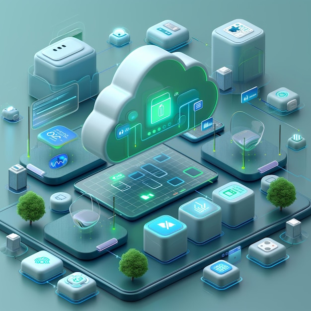 digital code and connectivity nexus code internet networks and extensive data flows intersect to power cloud storage artificial intelligence and coding innovations generative ai