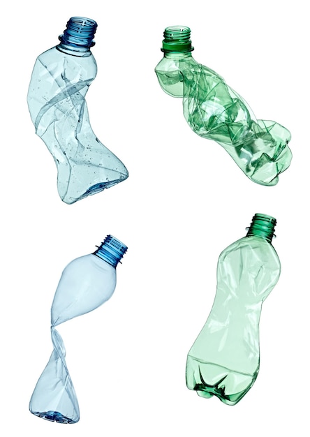 Photo digital composite image of water and bottle against white background