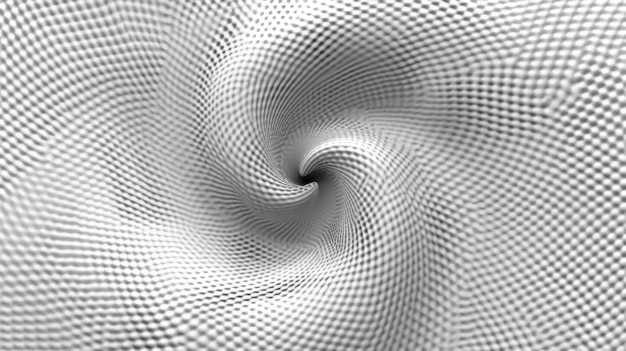 Foto una creazione digitale di un modello a spirale