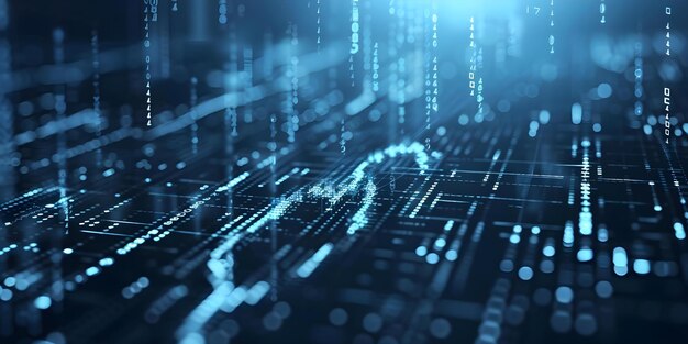digital currency exchange stock chart displayed through computer software coding concept digital currency stock chart computer software coding exchange platform financial data