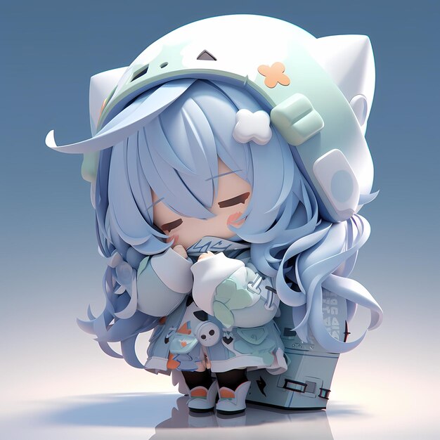 Digital Cute Anime Chibi Girl Fashion Enchanting characters and captivating designs come to life