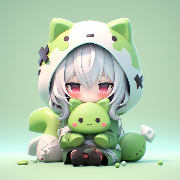 Digital Cute Anime Chibi Girl Fashion Enchanting characters and captivating designs come to life