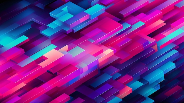 Digital cyan and electric magenta pixelation abstract pattern this modern and vibrant digitalthemed design perfect for backgrounds wallpapers and digital artwork this pixelated masterpiece