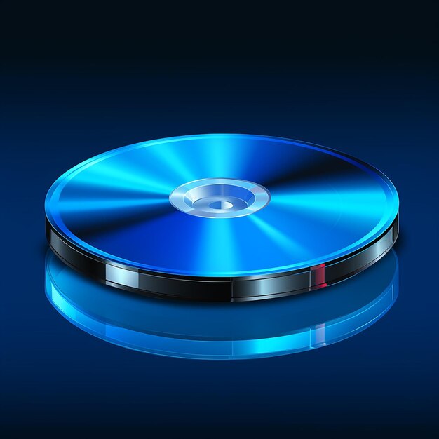 Digital Delight DVD or CD Disc BlueRay Technology Vector