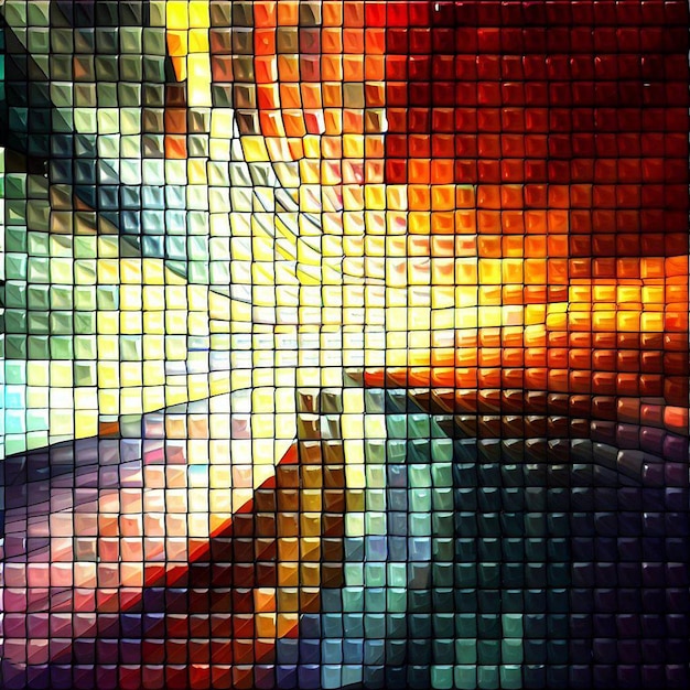 Цифровые измерения, вдохновленные современными мозаиками