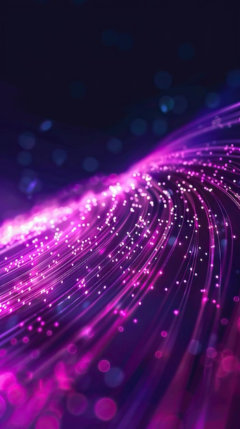 digital energy transfer light background ai generated illustration