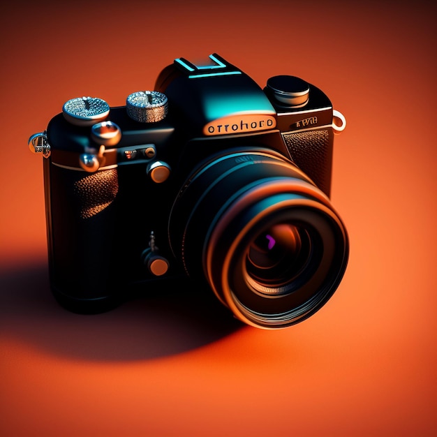 Цифровое эксклюзивное изображение современной камеры, созданное Ai